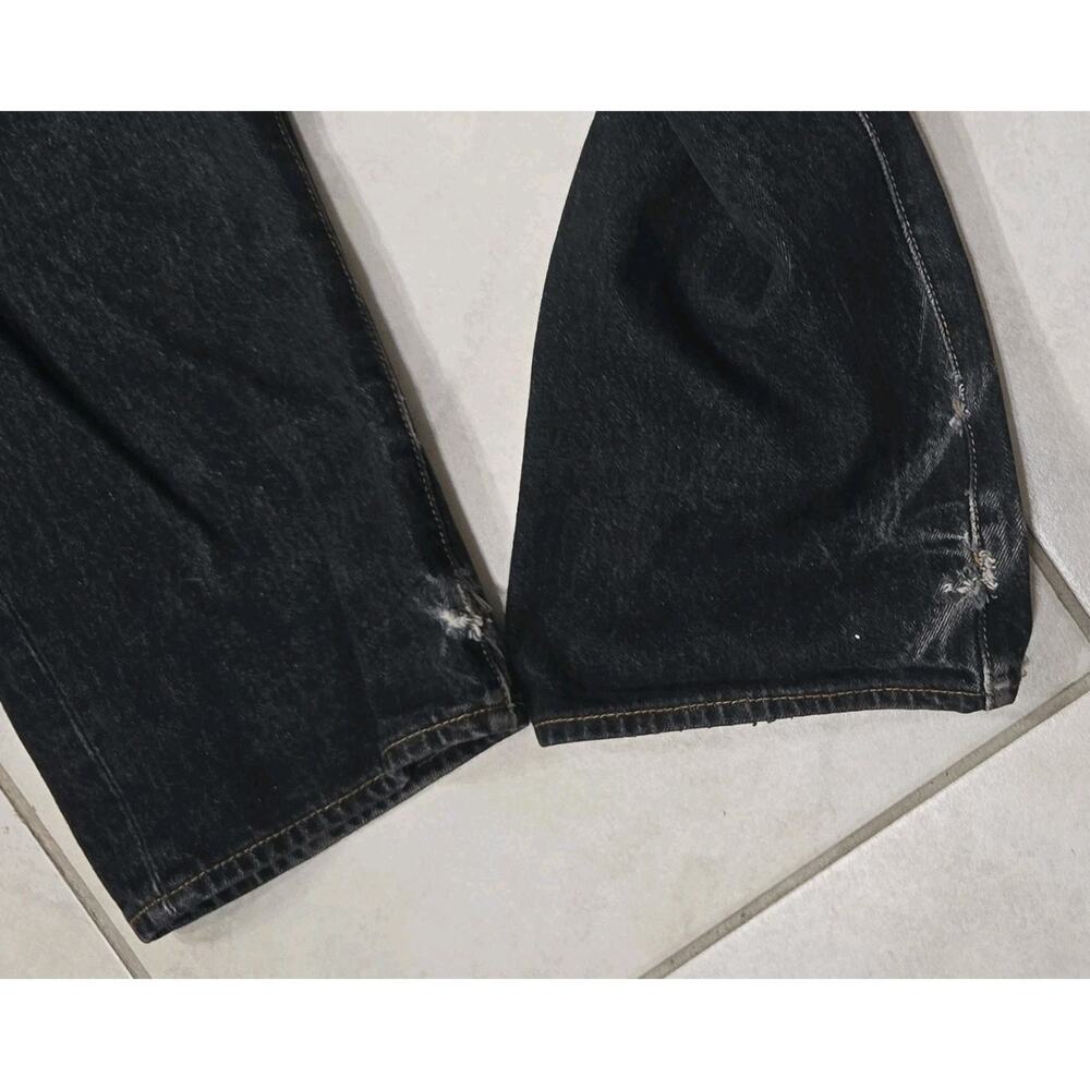 Levi's 501 Men's Vintage Jeans Black Cotton Button Fly W36 36in L30 30in - Picture 6 of 8